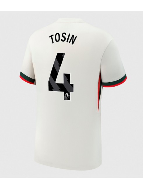 Chelsea Tosin Adarabioyo #4 Replika Borta Kläder 2025-26 Kortärmad Chelsea Tosin Adarabioyo #4 Replika Borta Kläder 2025-26 Kortärmad